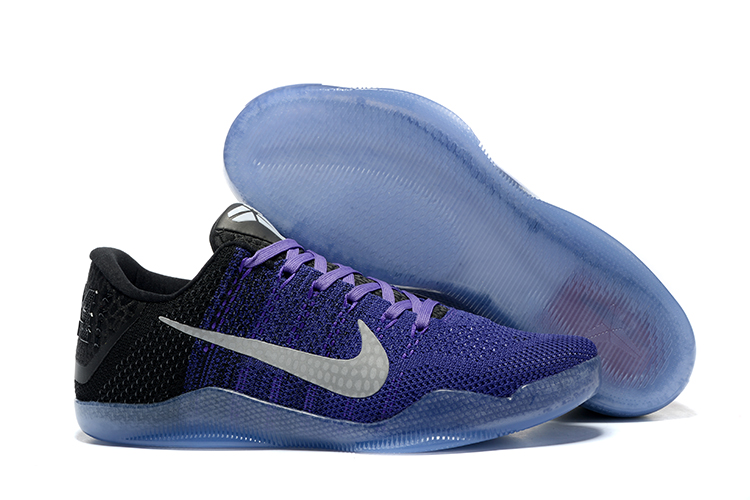 Women Nike Kobe 11 Weave Lakers Purple Shoes