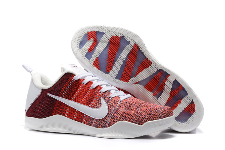 Women Nike Kobe 11 Weave Red Horse Shoes