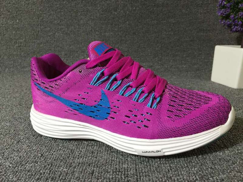 Women Nike Lunartempo 21 Purple Blue White Shoes