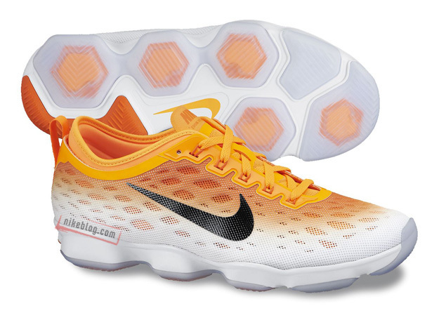 Women Nike Zoom Fit Agility Yellow White Running Shoes