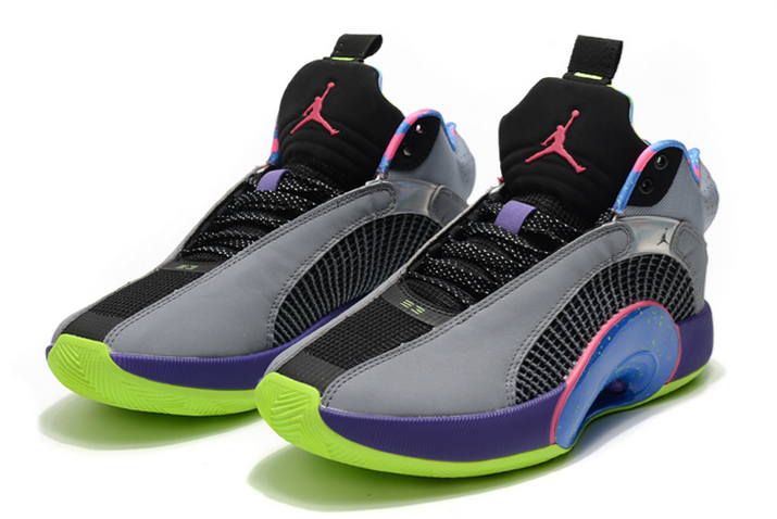 air jordan 35 bel air cool grey court purple game royal club pink shoes - Click Image to Close