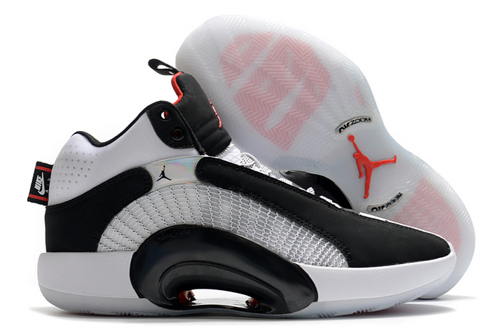 air jordan 35 dna black white fire red shoes - Click Image to Close