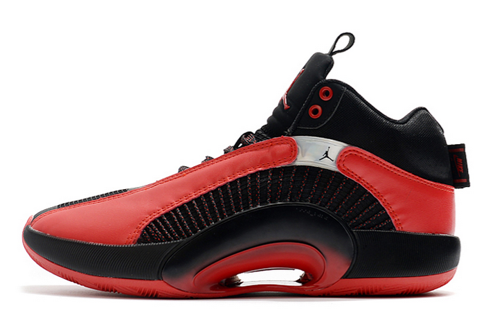 air jordan 35 xxxv chicago bulls black gym red white shoes - Click Image to Close