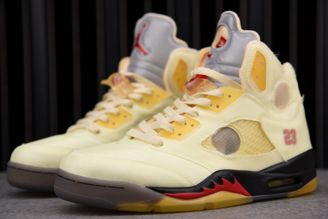 air jordan 5 sail fire red shoes