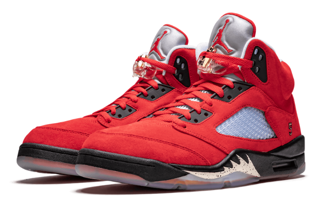 air jordan 5 trophy room university red shoes - Click Image to Close
