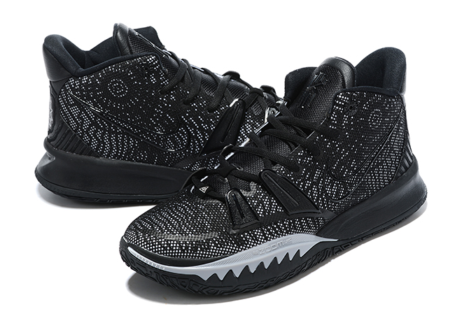 nike kyrie 7 black wolf grey shoes
