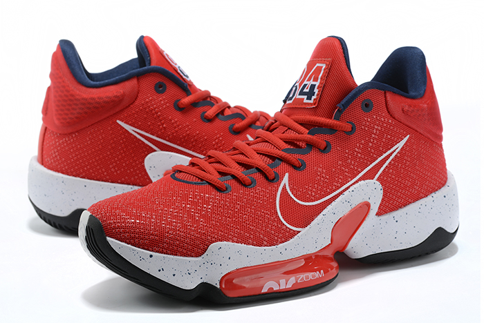 nike zoom rize 2 university red navy white basketball shoes - Click Image to Close