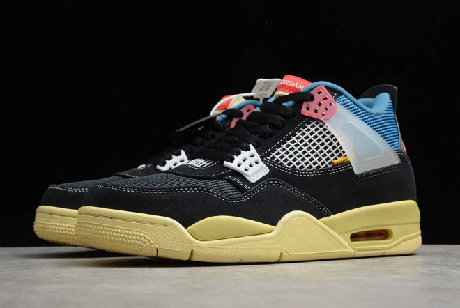 union la x air jordan 4 off noir shoes - Click Image to Close